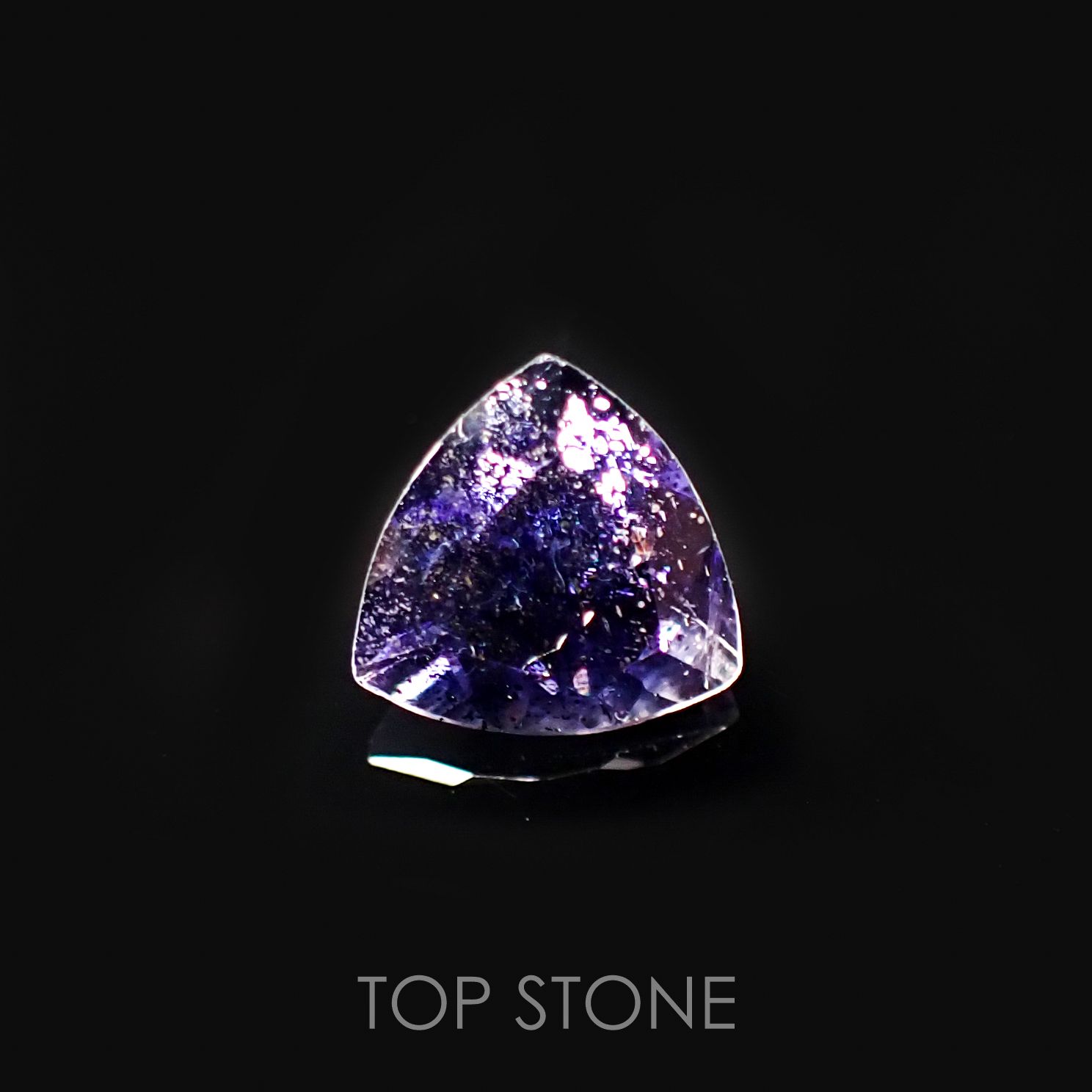 アイオライトサンストーン インド・ブラジル産 ルース 0.96ct[210611106]7×7mm前後