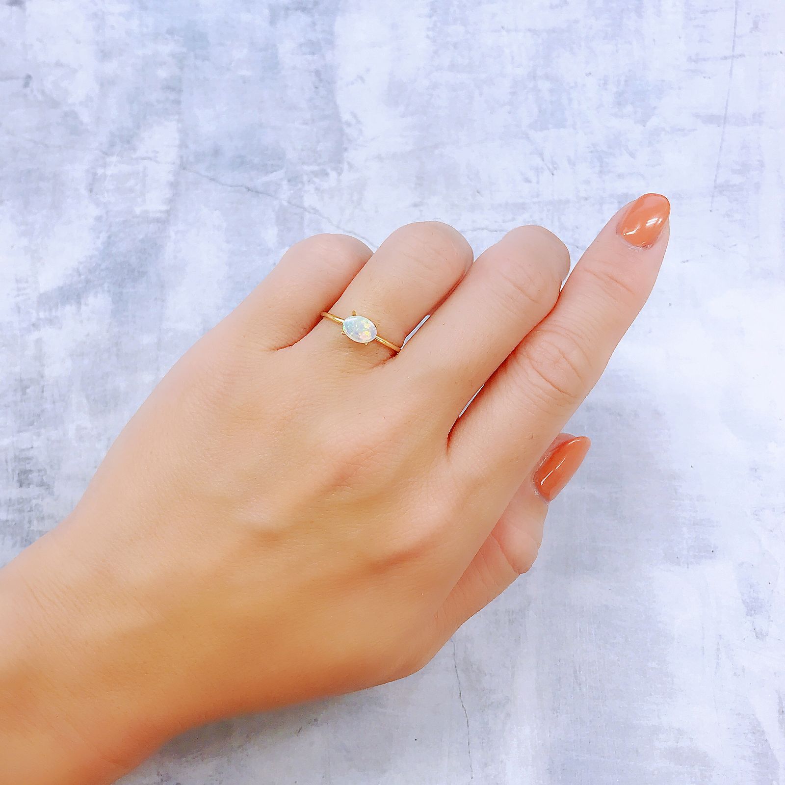 オパール オーストラリア産 0.22ct[221018433]6.9x5mm前後