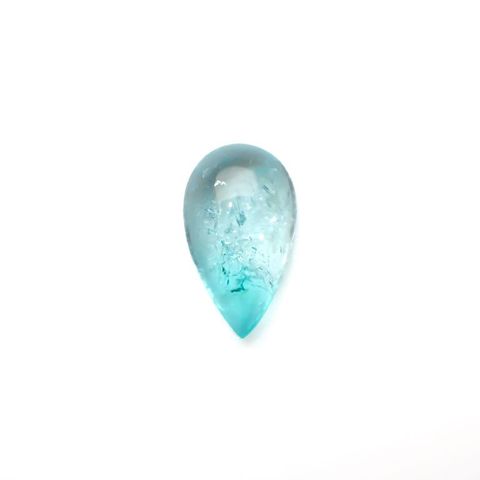 パライバトルマリン(宝石名トルマリン/別名パライバ・トルマリン)ブラジル・キントス鉱山産 1.417ct ソ付(宝貴協)[221018757]10.3x6mm前後