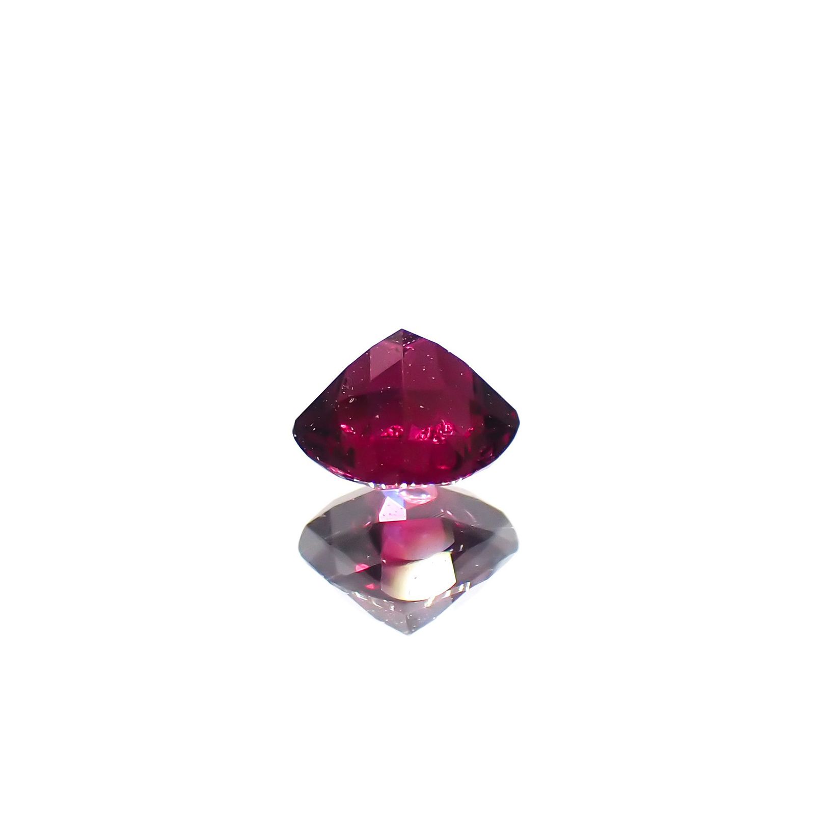 ◇チェッカーカット◇アントヒルガーネット(クロムパイロープガーネット) アメリカ・アリゾナ州産 0.40ct[230722882]4.1x4.1mm前後