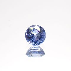 アイスブルーサファイア(宝石名サファイア)スリランカ/マダガスカル産 0.44ct 識別済[220515964]4.3x4.3mm前後