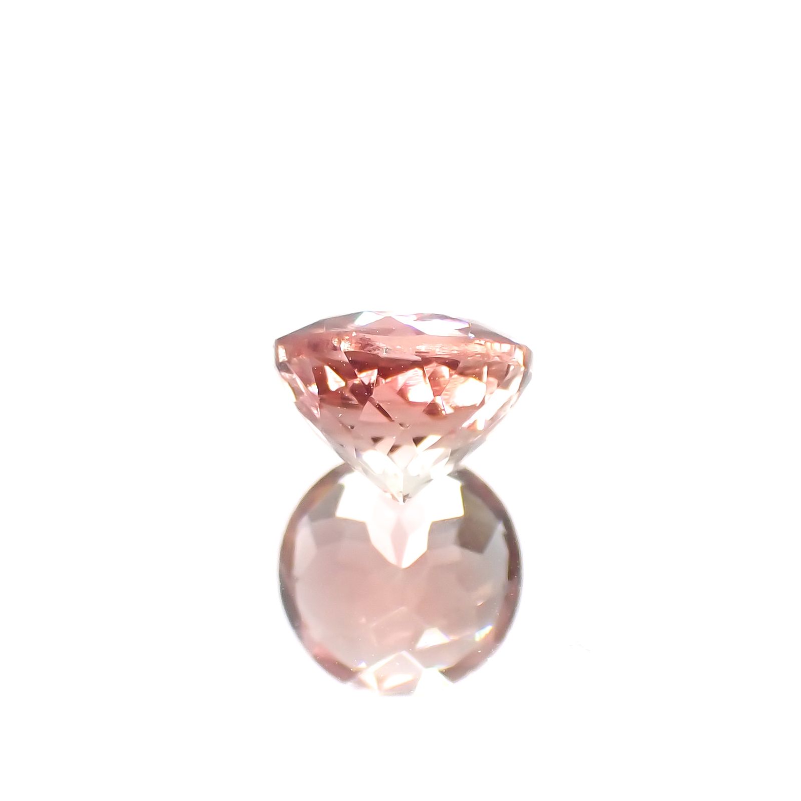 エチオピアサンストーン(宝石名アンデシン・ラブラドライト)エチオピア産 1.49ct 識別済[230321199]7.3x7.2mm前後