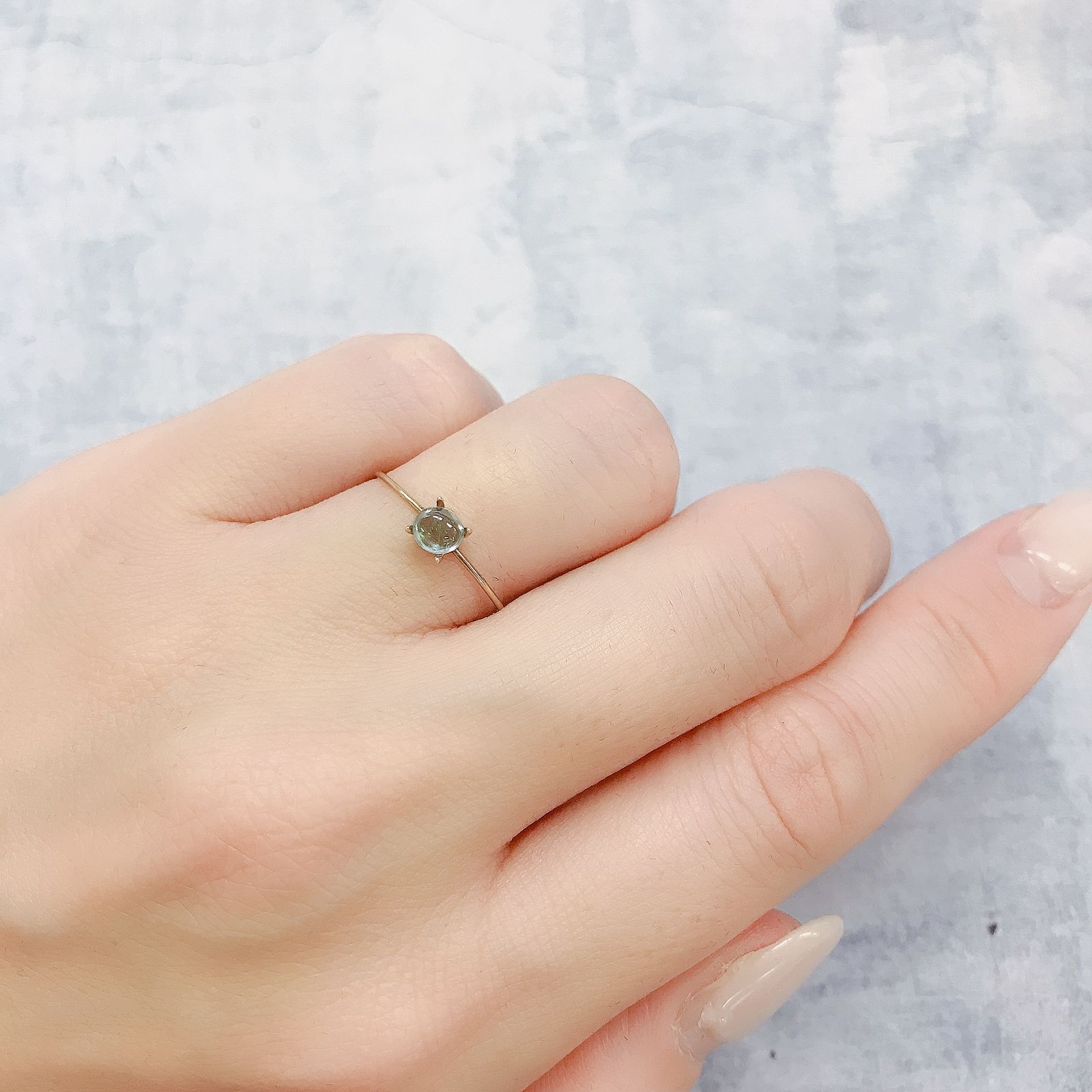 ブルーコーネルピン(宝石名コーネルピン)タンザニア産 0.33ct 識別済[220616292]4.3x3.8mm前後