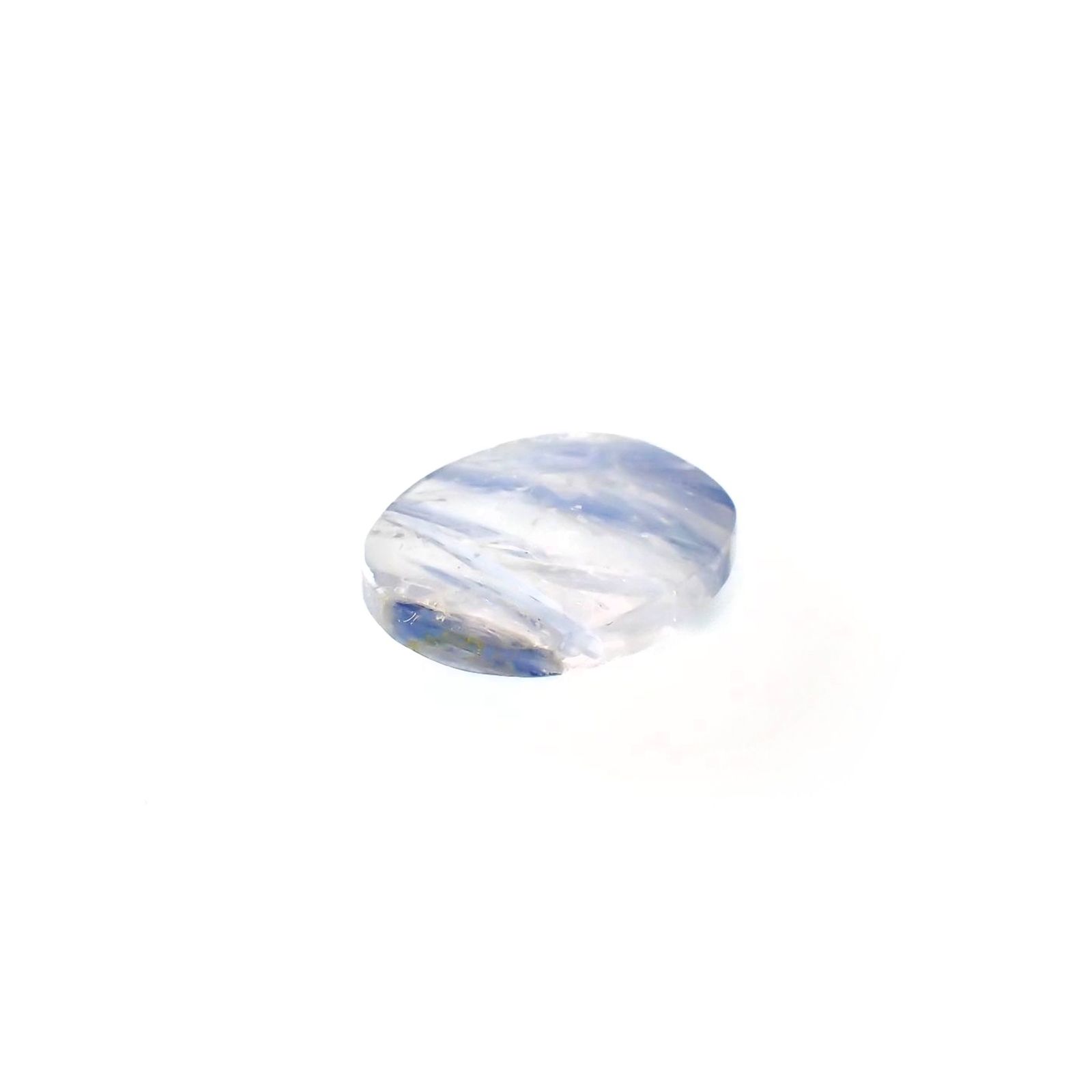 カイヤナイトインクォーツ ブラジル産 14.50ct / 20.8x17mm前後 [260421617]