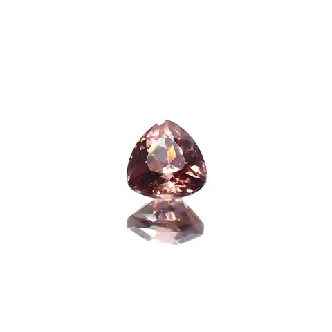 ピンクジルコン スリランカ/カンボジア産 0.58ct [240627915]4.4x4.3mm前後