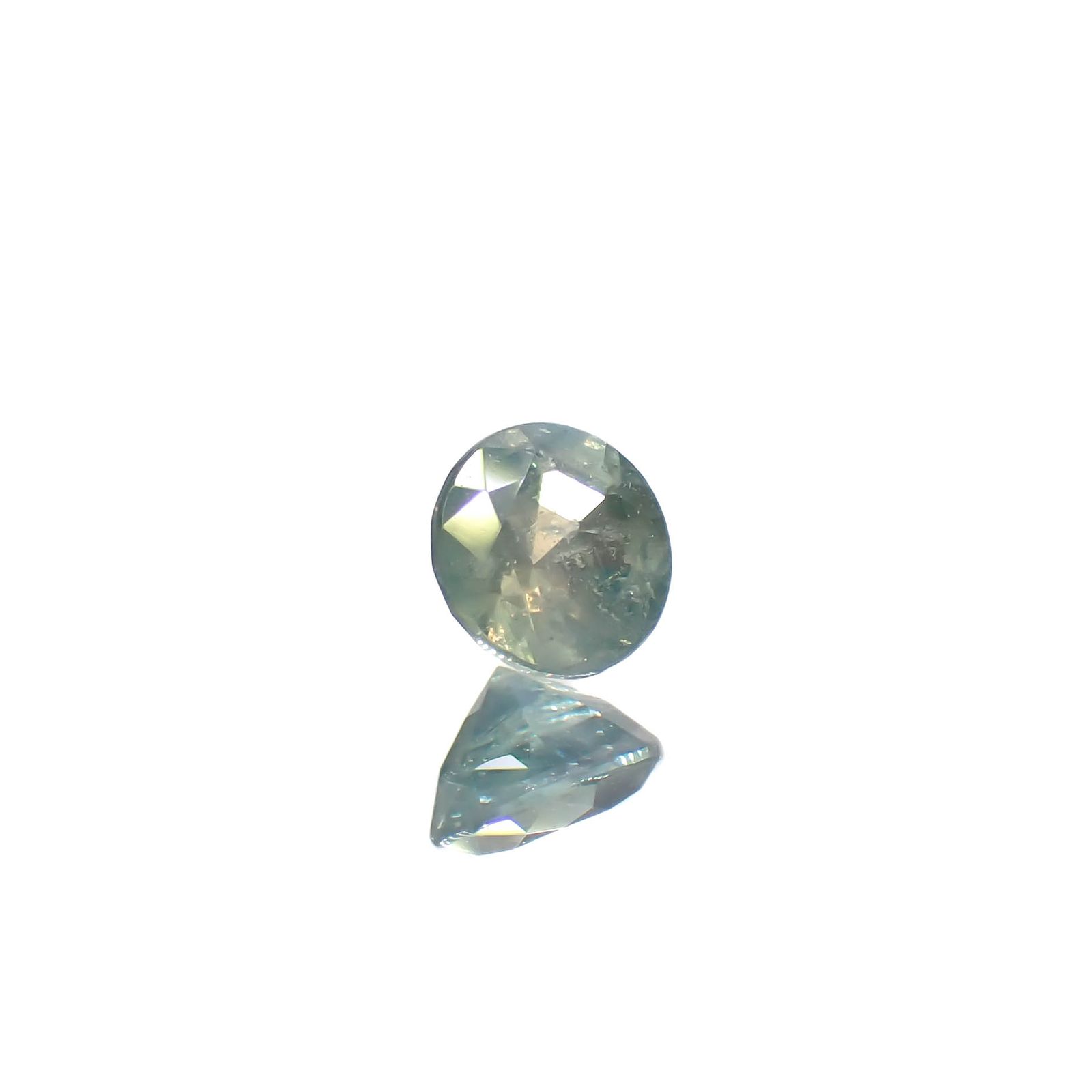 シルキーアレキサンドライト ブラジル・ミナスジェライス州ヘマチタ鉱山産 0.17ct[240627969]3.2x3.2mm前後