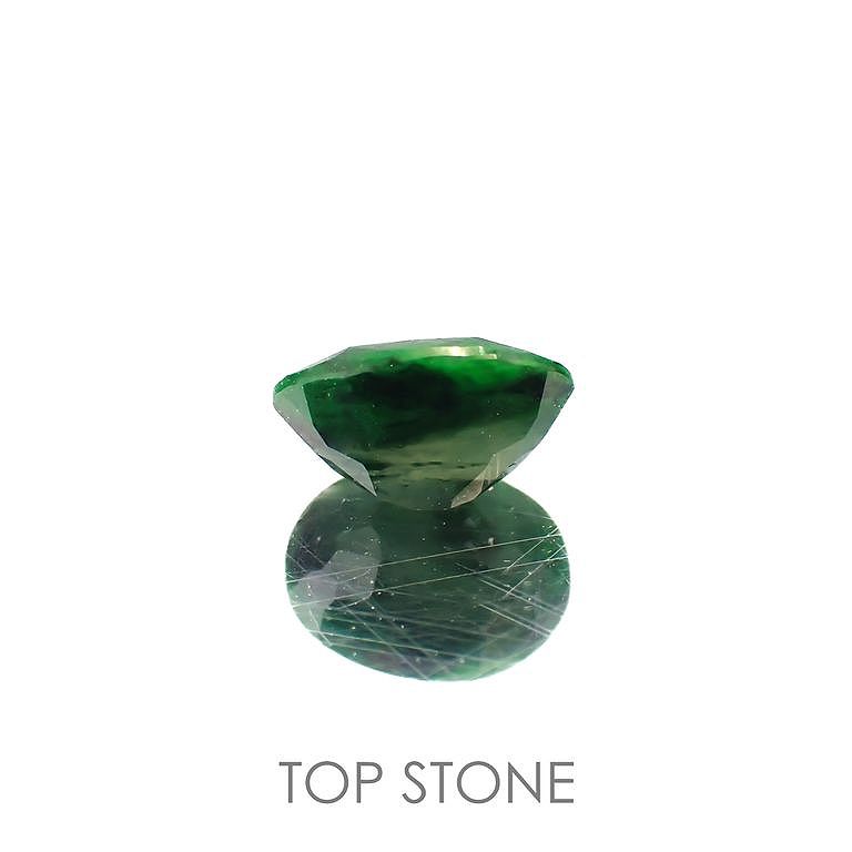 モーシッシ(宝石名マウシットシット)ビルマ産 1.11ct 識別済[220717070]7.9x5.9mm前後