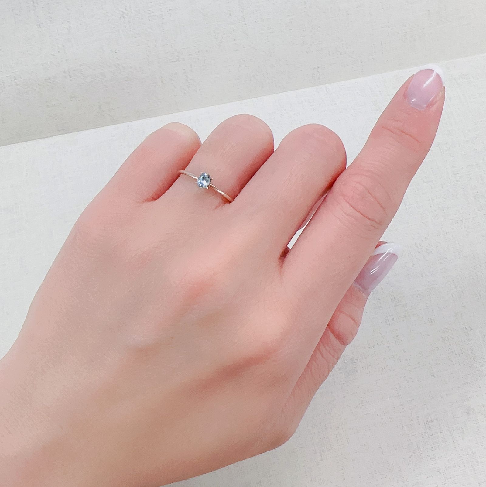ブルーグリーンコーネルピン(宝石名コーネルピン)タンザニア産 0.17ct 識別済[230421864]3.9x3mm前後
