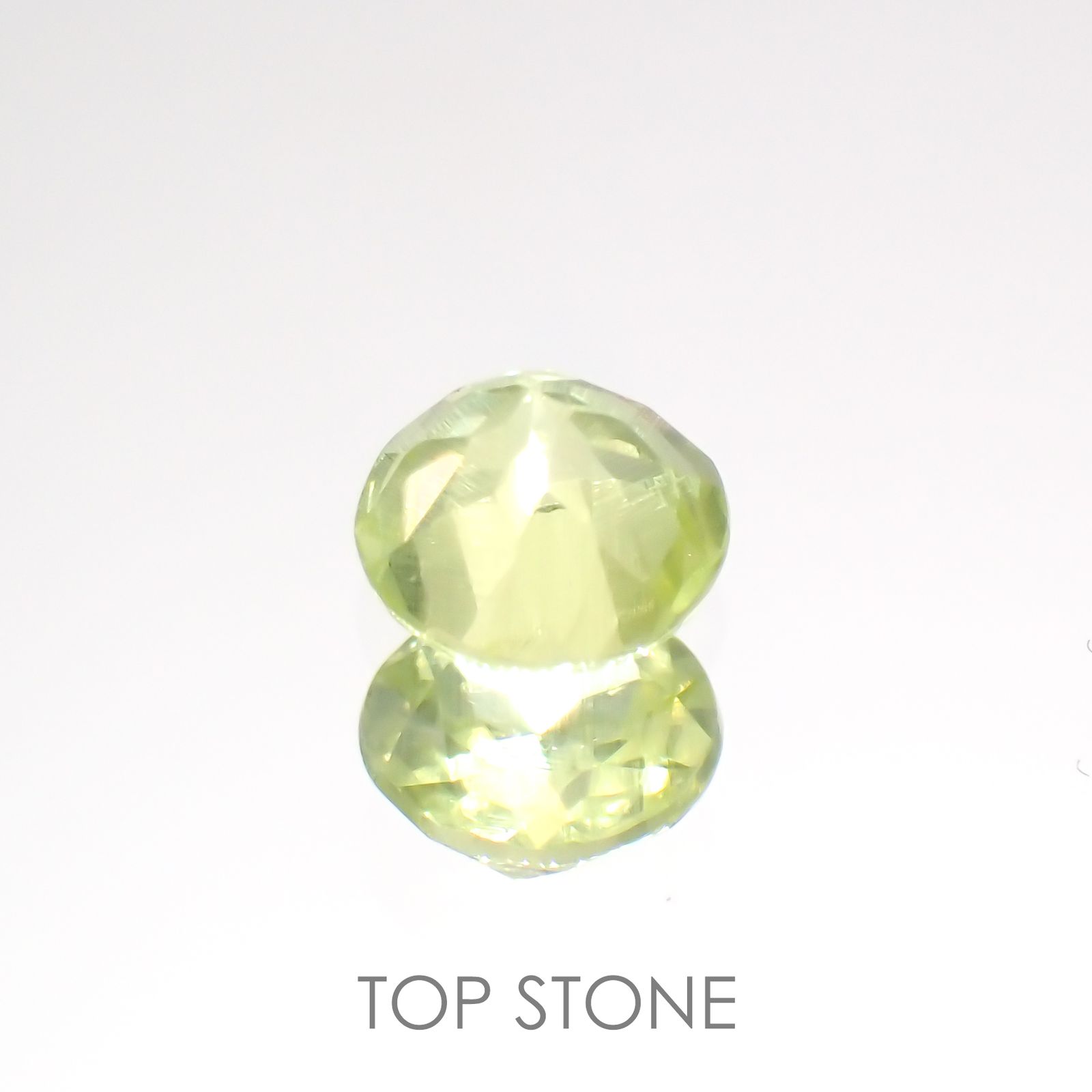 パロットクリソベリル(宝石名クリソベリル)インド産 0.35ct 識別済[220114508]4x4mm前後