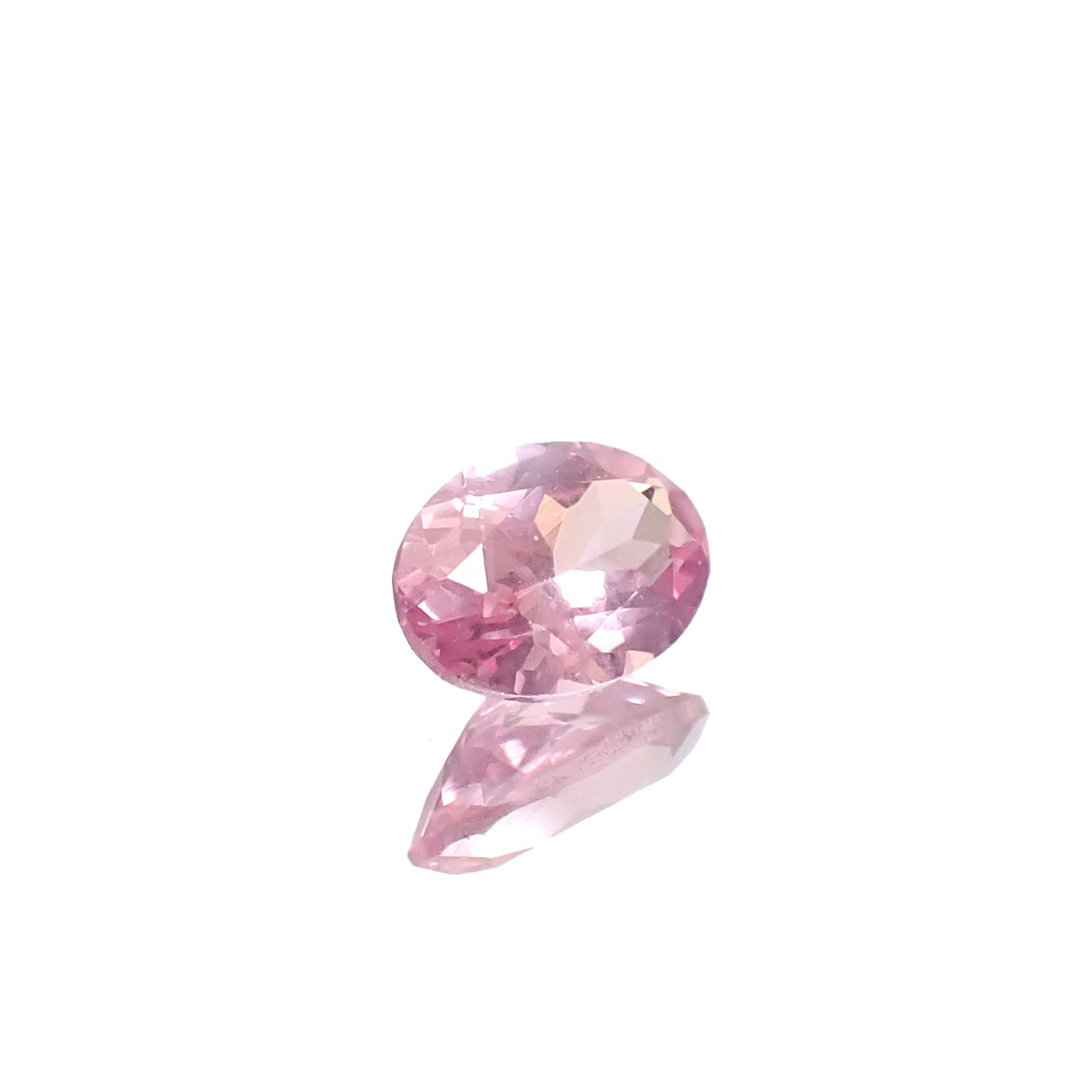 シルキーピンクスピネル タンザニア産 0.48ct [250530337]6x4.1mm前後