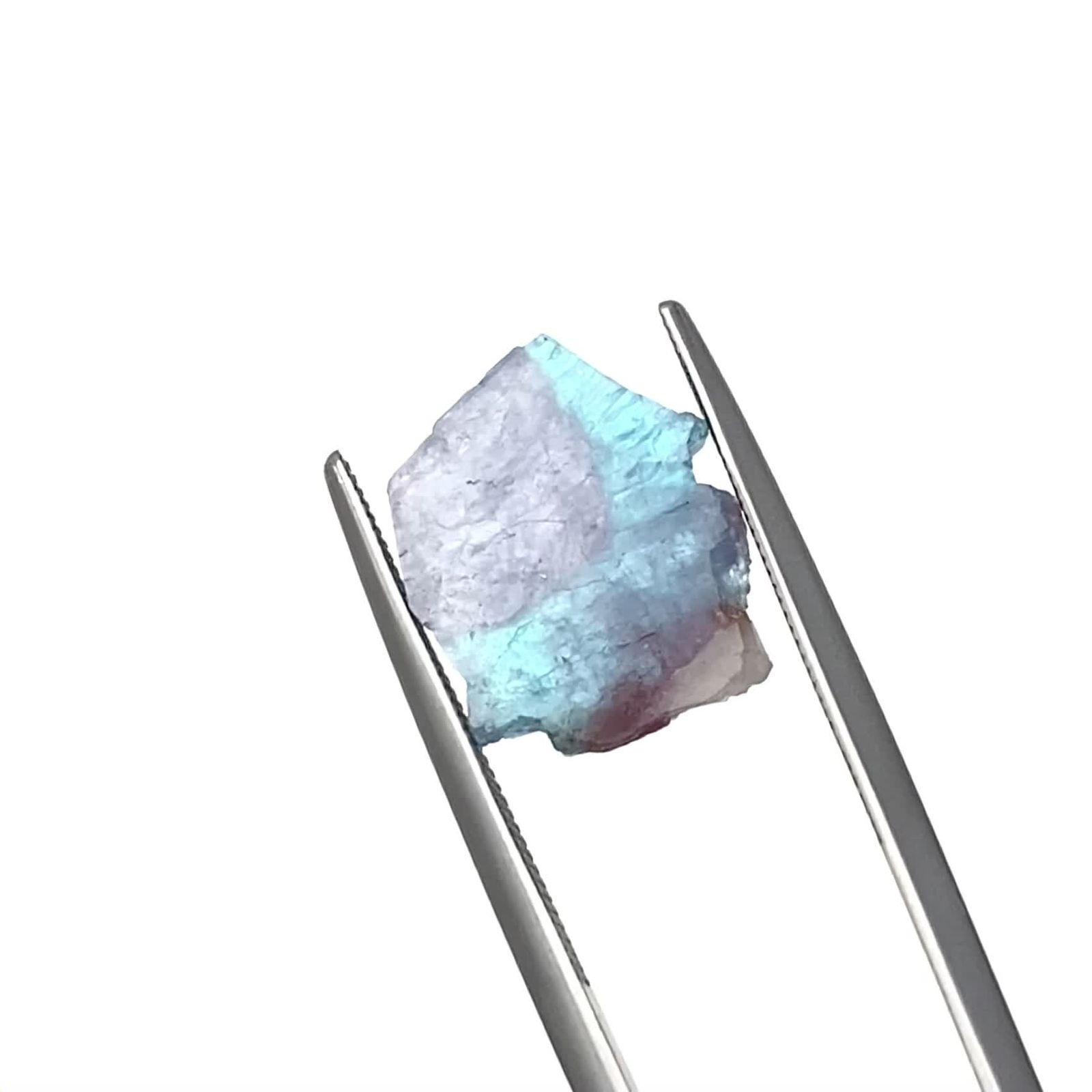 バイカラーパライバトルマリン原石スライス ブラジル産 4.22ct / 13.8