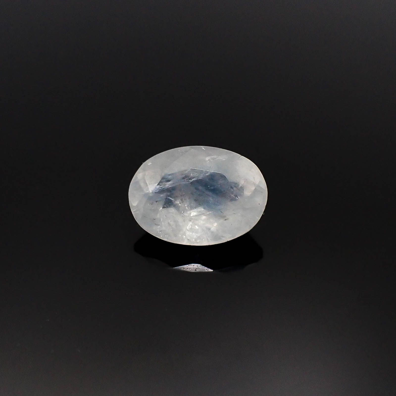 ユークレース(宝石名ユークレース) ブラジル産 1.169ct ソ付(彩珠)[20084557]7.8×5.7mm前後