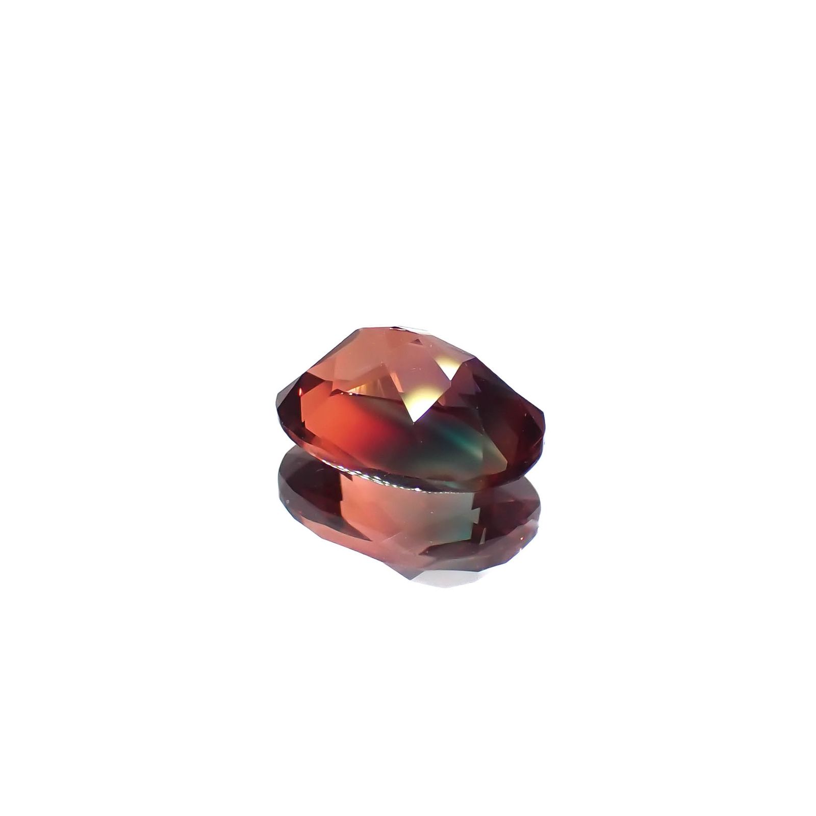 バイカラーアンデシン モンゴル産 1.12ct[230421495]8x6mm前後