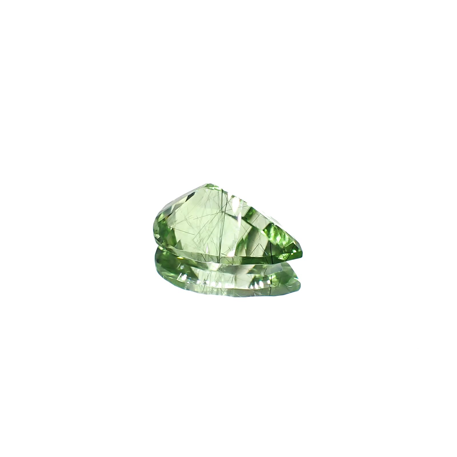 ◇コンケーブカット◇ルドウィジャイトインペリドット パキスタン産 2.64ct[240628421]11.7x7.8mm前後