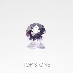 マリアライト(宝石名パープル・スキャポライト) スリランカ産 0.19ct 識別済[20106661]3.9×3.9mm前後