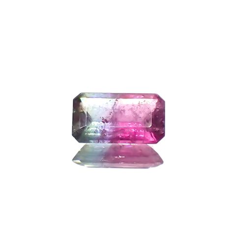 パーティカラーパライバトルマリン 非加熱(宝石名トルマリン/別名パライバ・トルマリン)ブラジル産 0.38ct GIA鑑付[230722988]6.26x3.64mm前後