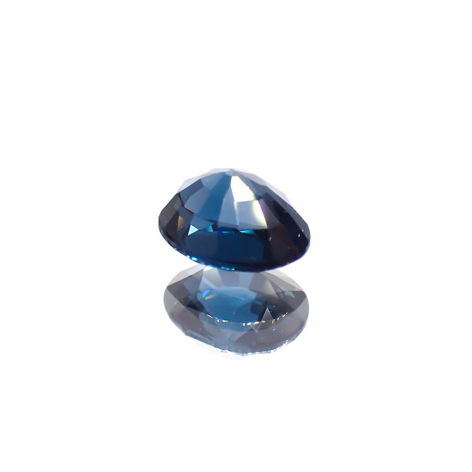 コバルトブルースピネル(宝石名ブルー・スピネル)スリランカ産 日独鑑付 1.378ct / 7.16x5.82mm前後 [260717240]