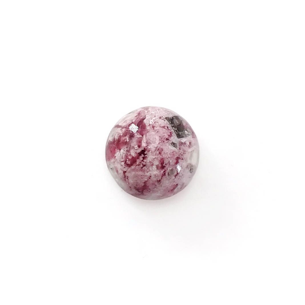 レッドベリル/ピンクベリル(母岩付き) アメリカ・ユタ州産 2.25ct [250730899]9.1x9.1mm前後