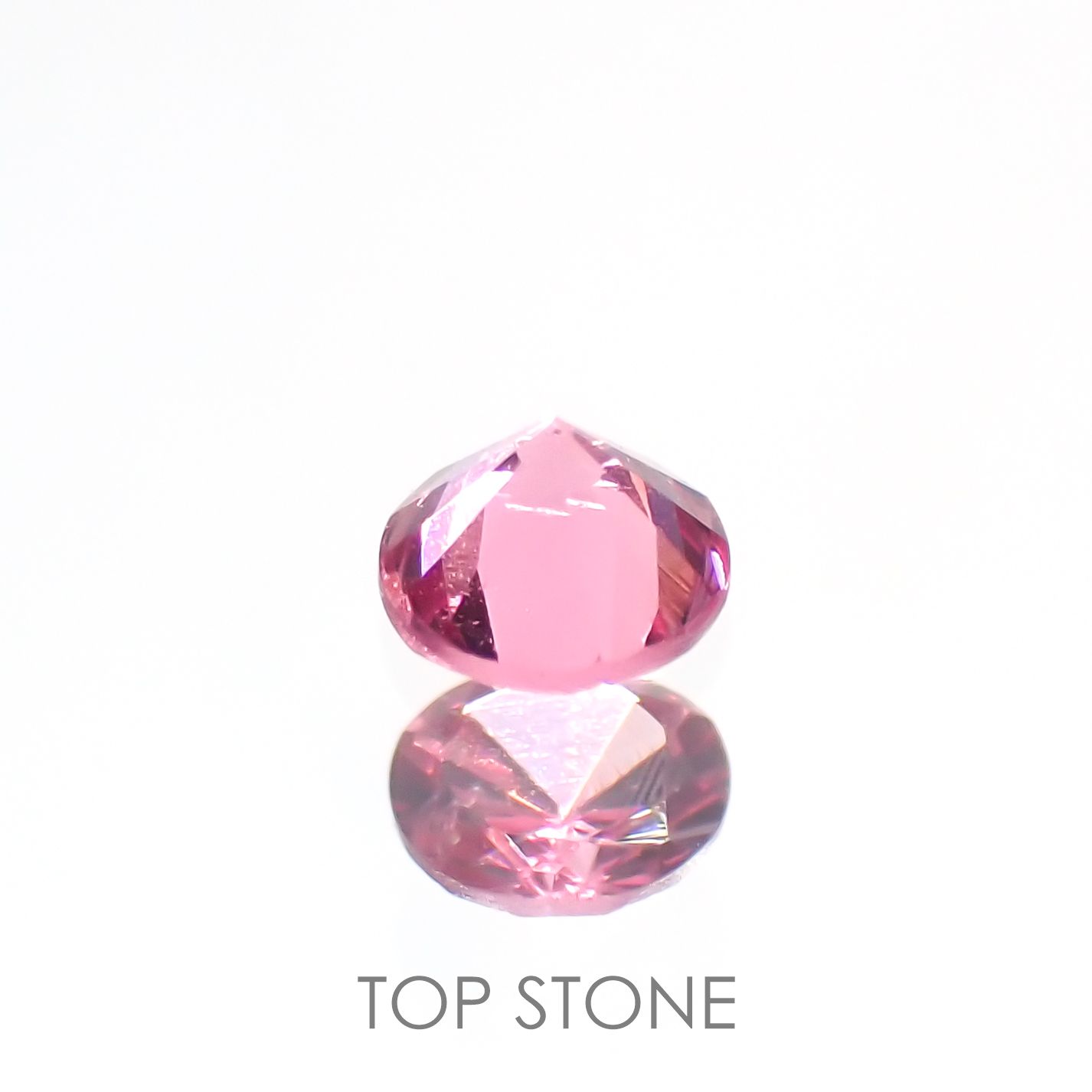 ホットピンクスピネル(宝石名ピンク・スピネル) タンザニア産 0.10ct 識別済[210912588]2.8×2.8mm前後