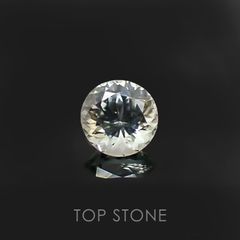 アクロアイト(ホワイトトルマリン) ナイジェリア産 ルース 0.91ct[21018910]5.9×5.9mm前後