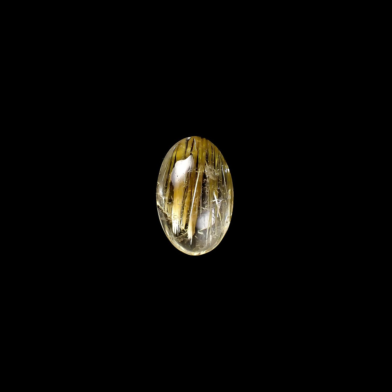 タイチンルチルクオーツ ブラジル産 3.94ct[240427318]14x9mm前後