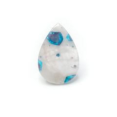 パライバトルマリンインクォーツ ブラジル産 9.58ct[231023821]23.4x15.8mm前後