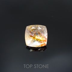 オーロラクォーツ ブラジル・ミナスジェライス産 8.67ct[220114376]12.9x12.7mm前後