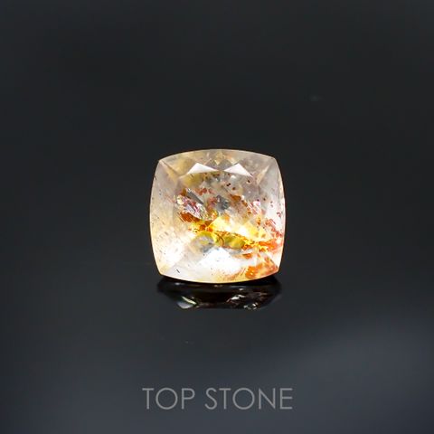 オーロラクォーツ ブラジル・ミナスジェライス産 8.67ct[220114376]12.9x12.7mm前後
