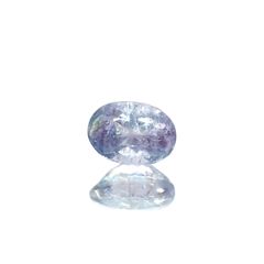 バイカラーパライバトリマルン 非加熱(宝石名トルマリン/別名パライバ・トルマリン)ブラジル産 0.48ct GIA鑑付[231224813]5.59x3.98mm前後