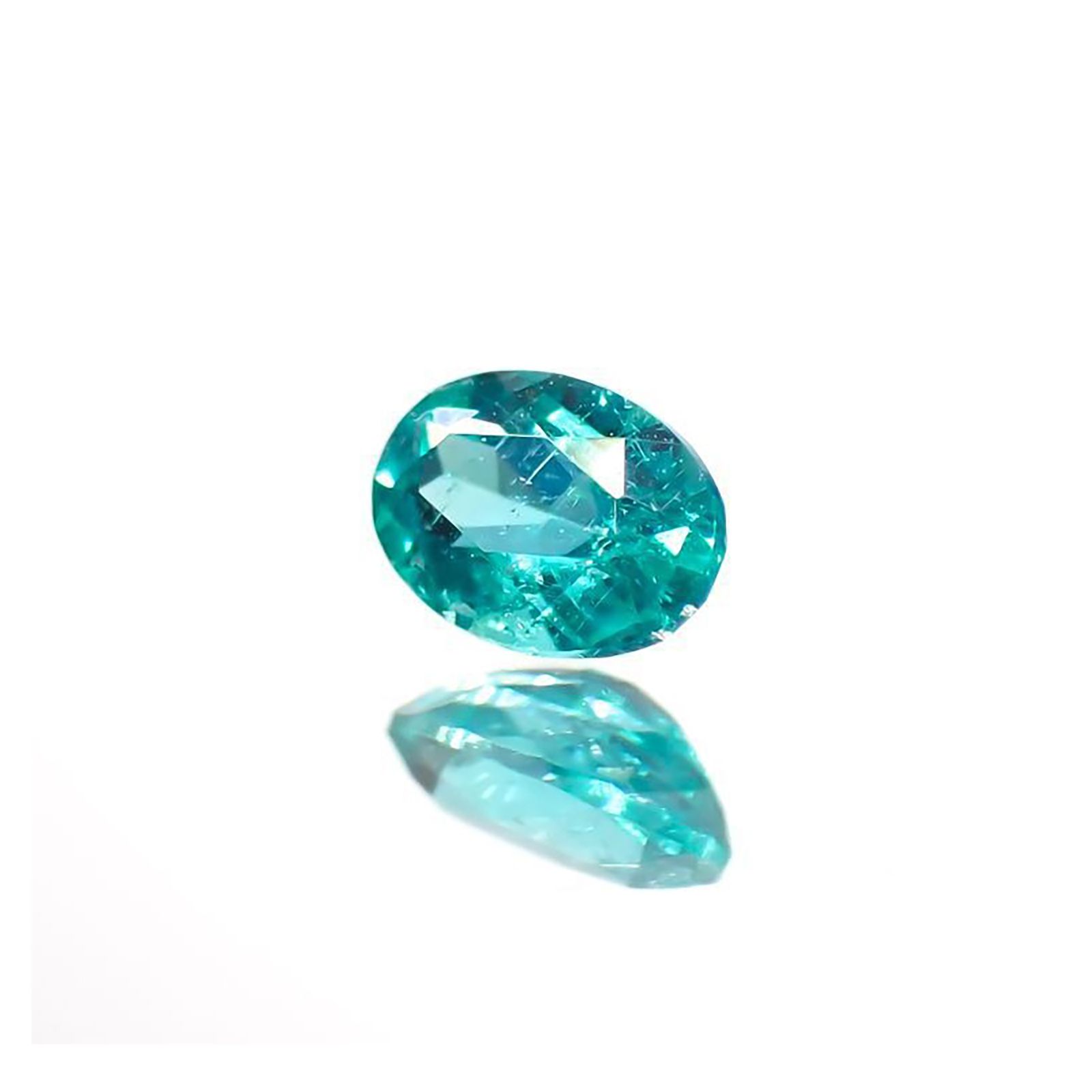 パライバトルマリン(宝石名トルマリン/別名パライバ・トルマリン)ブラジル産 識別済 0.083ct / 3.3x2.2mm前後 [221018775]