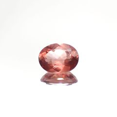 ピンクアパタイト(宝石名アパタイト) ブラジル産 1.51ct 識別済[240212468]8.5×6.5mm前後