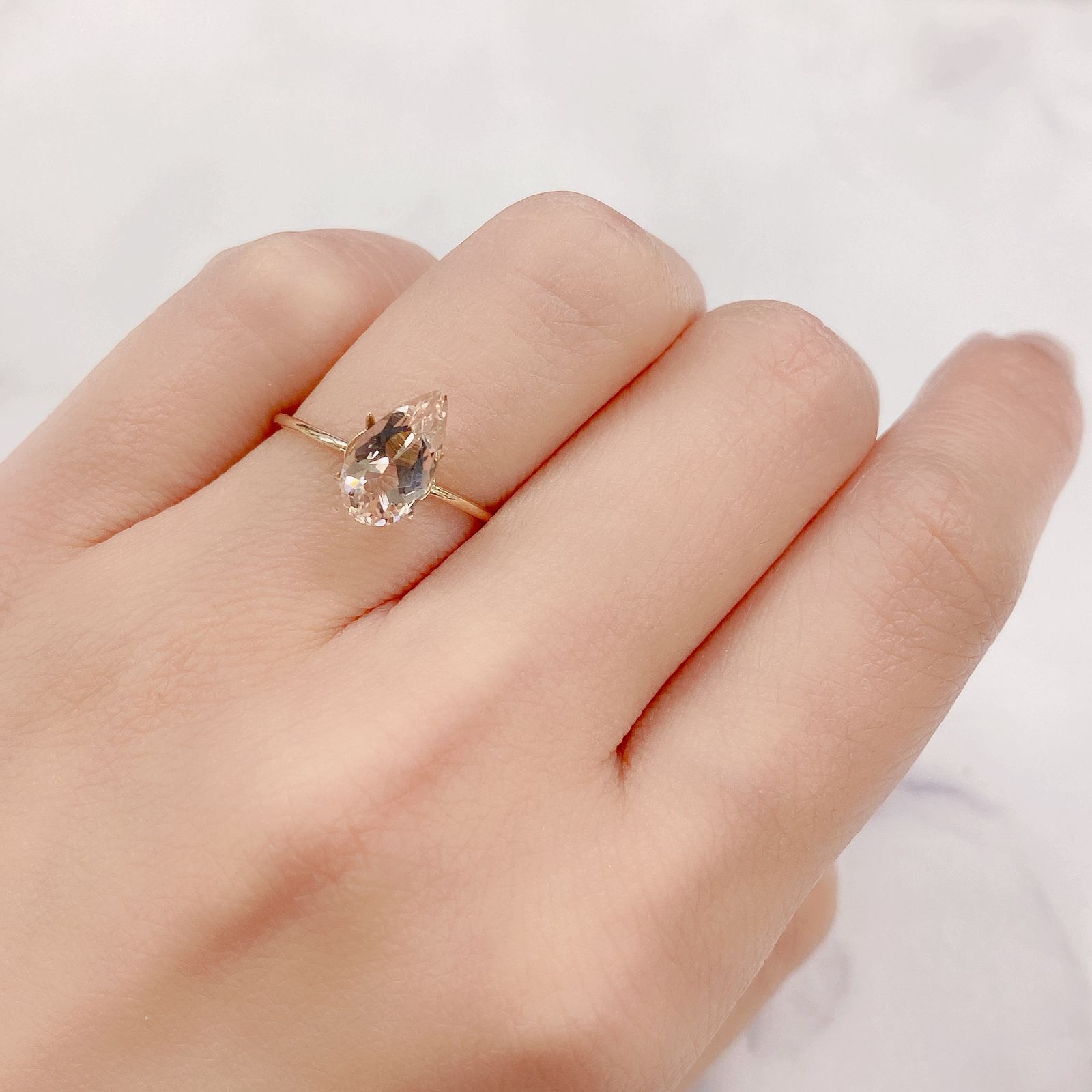 モルガナイト(宝石名モルガナイト) ナイジェリア産 1.17ct 識別済[21039105]9.7×5.5mm前後