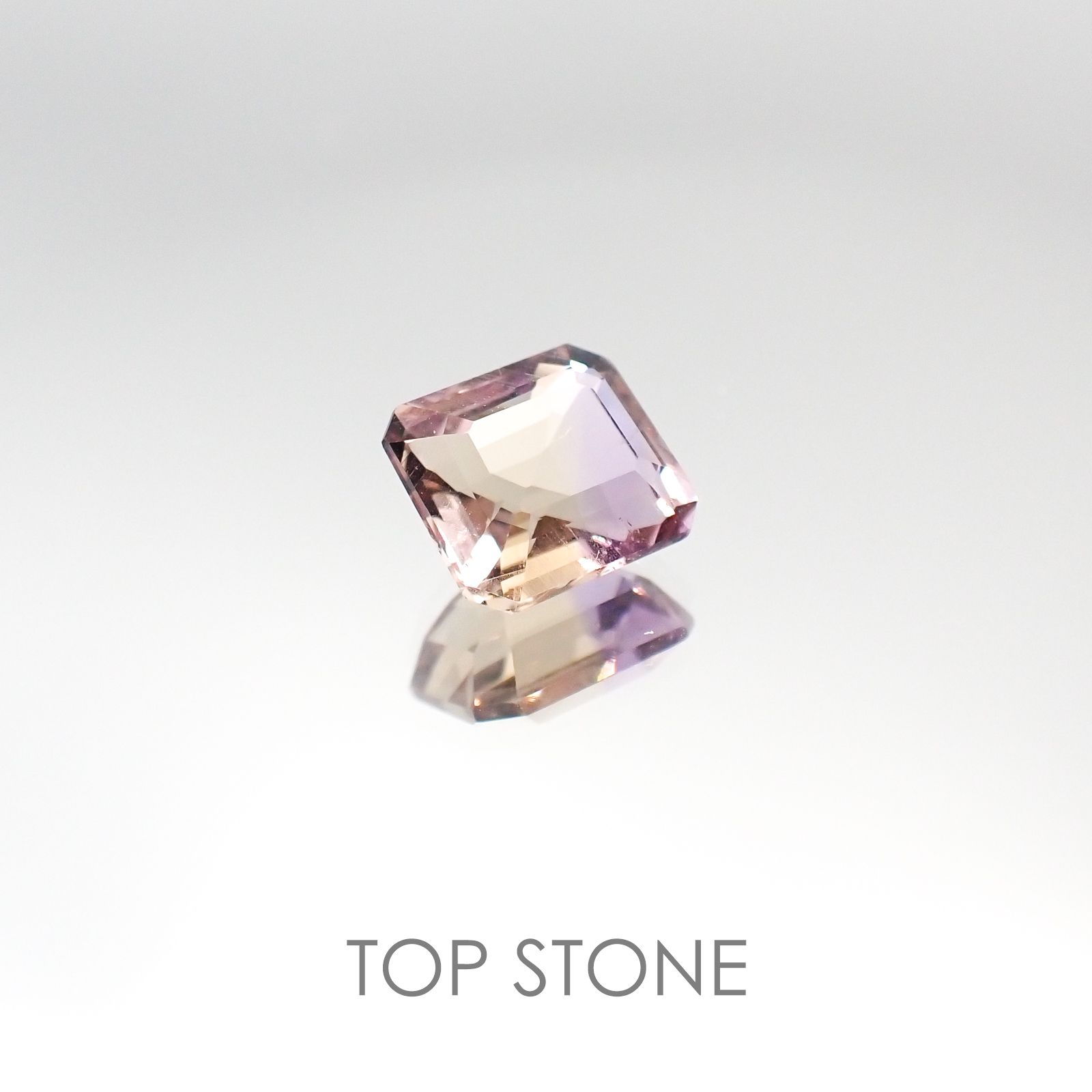 アメトリン ブラジル産 ルース 1.61ct[20095361]7.3×6.7mm前後