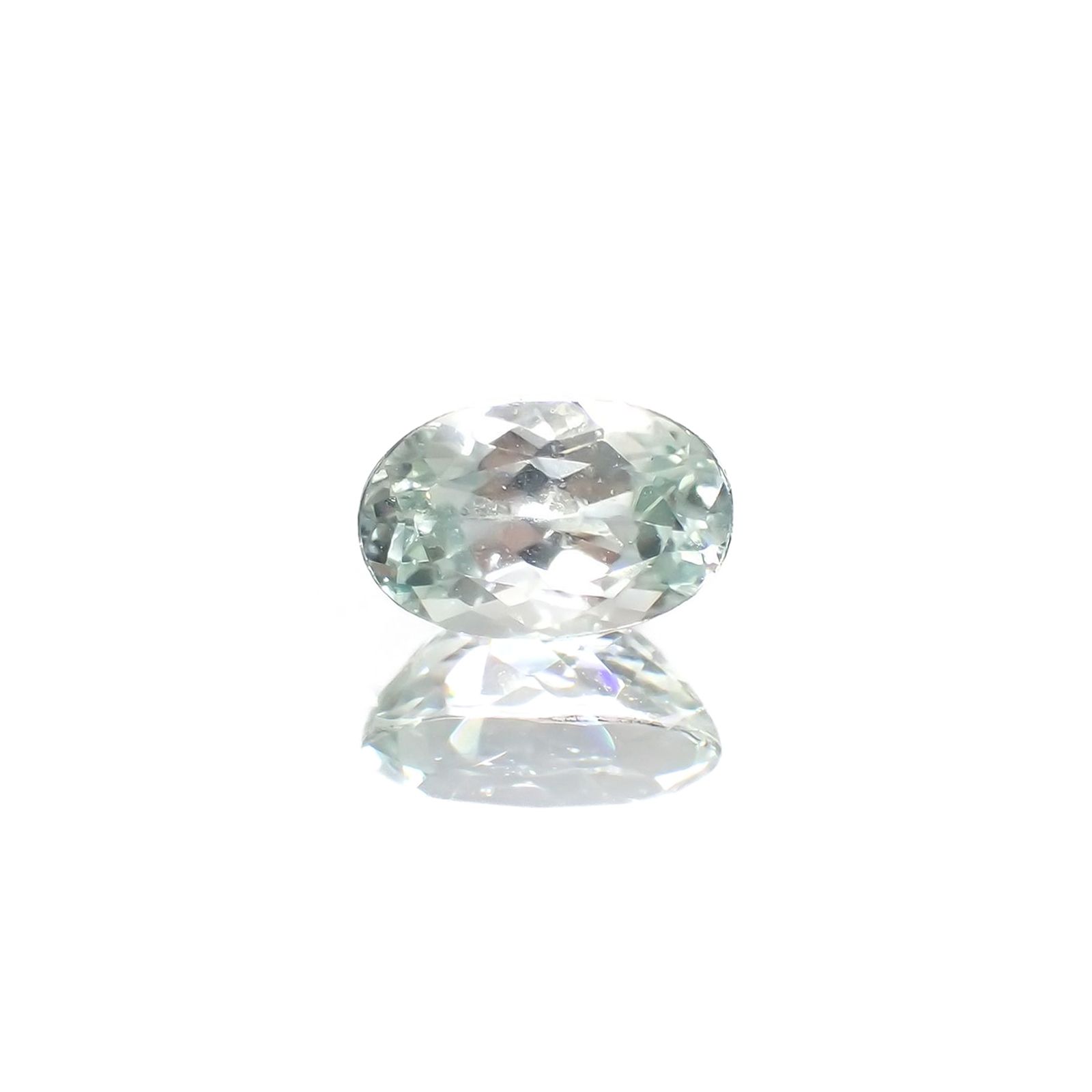 ユークレース(宝石名ユークレース)コロンビア産 ソ付(彩珠) 1.216ct / 7.9x5.1mm前後 [220616448]