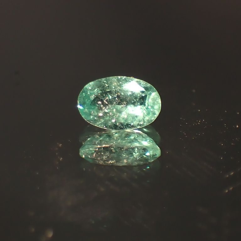 パライバトルマリン ブラジル産 ルース 0.219ct[20129250]4.9×3.1mm前後