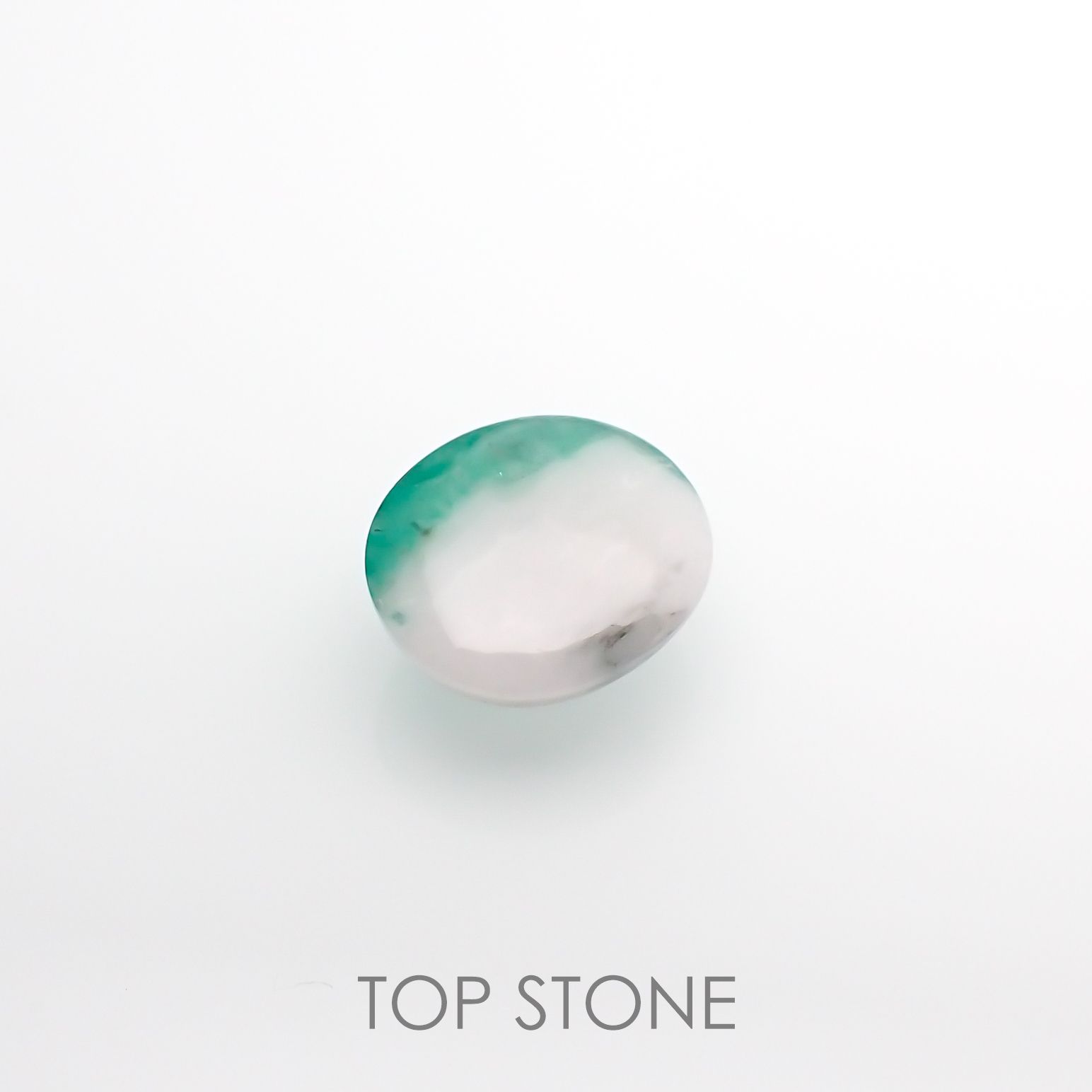 マトリックスエメラルド(エメラルドインクォーツ/フェルドスパー) ブラジル産 4.38ct[210812257]11.2×9.9mm前後