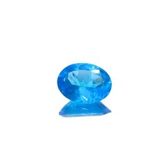 ネオンブルーアパタイト マダガスカル産 1.05ct[240628107]7.9x5.9mm前後