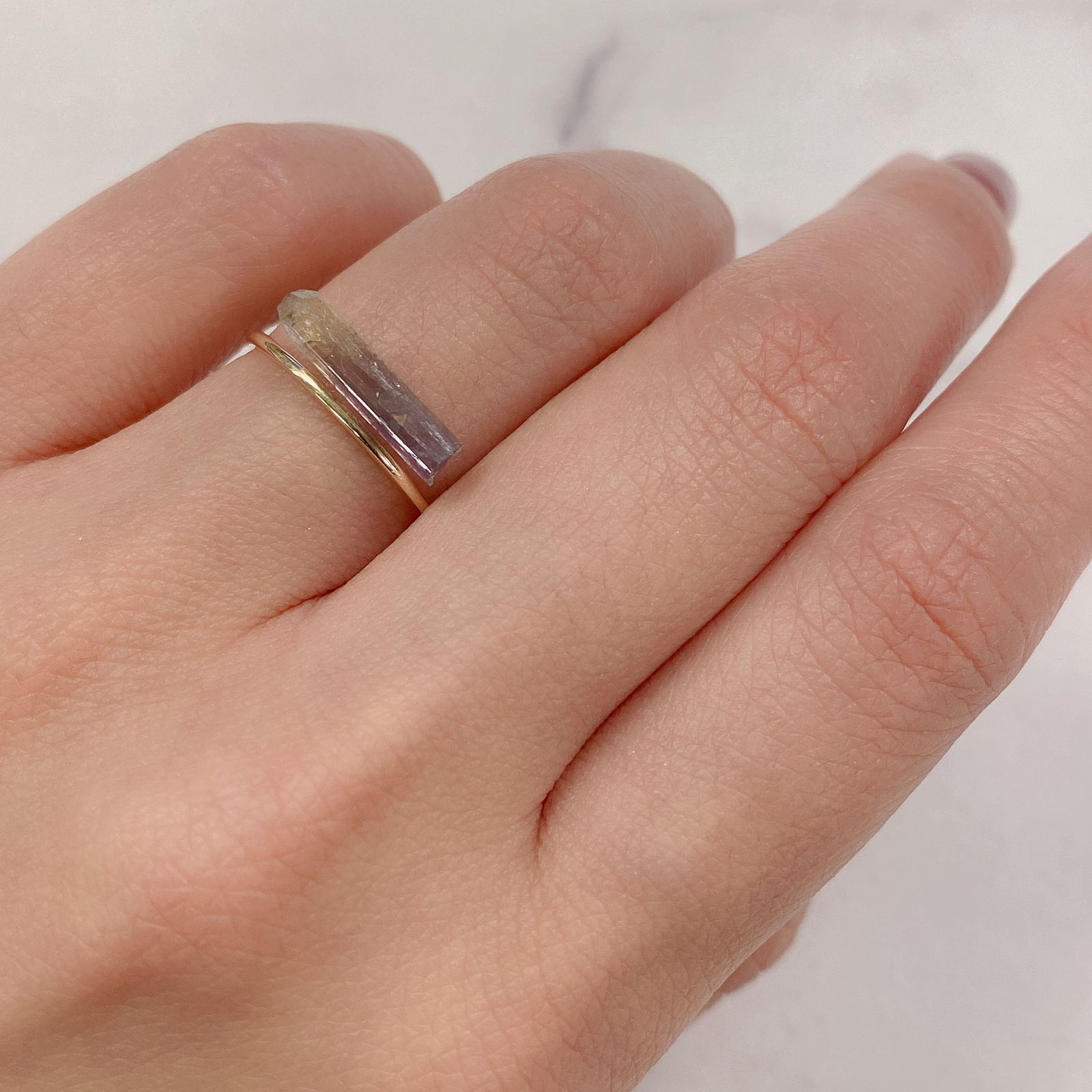 バイカラータンザナイト ゾイサイト（非加熱）原石 バイカラー タンザナイト 原石 結晶 非加熱 2.77ct (ID:58407