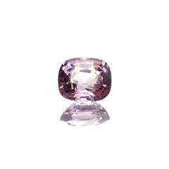 パープルスピネル(宝石名スピネル)ビルマ産 識別済 1.41ct / 7.3x6.2mm前後 [231124305]