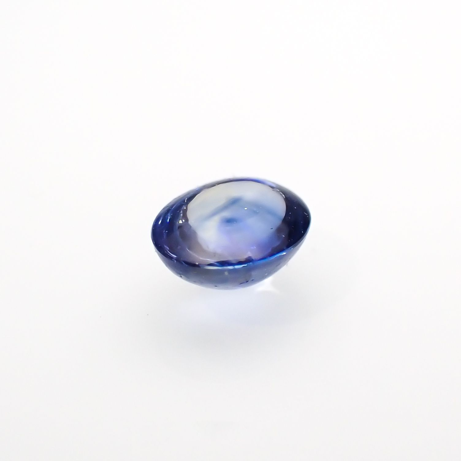 サファイア(宝石名ブルー・サファイア)スリランカ/マダガスカル産 0.35ct 識別済[220918141]4.2x3.5mm前後