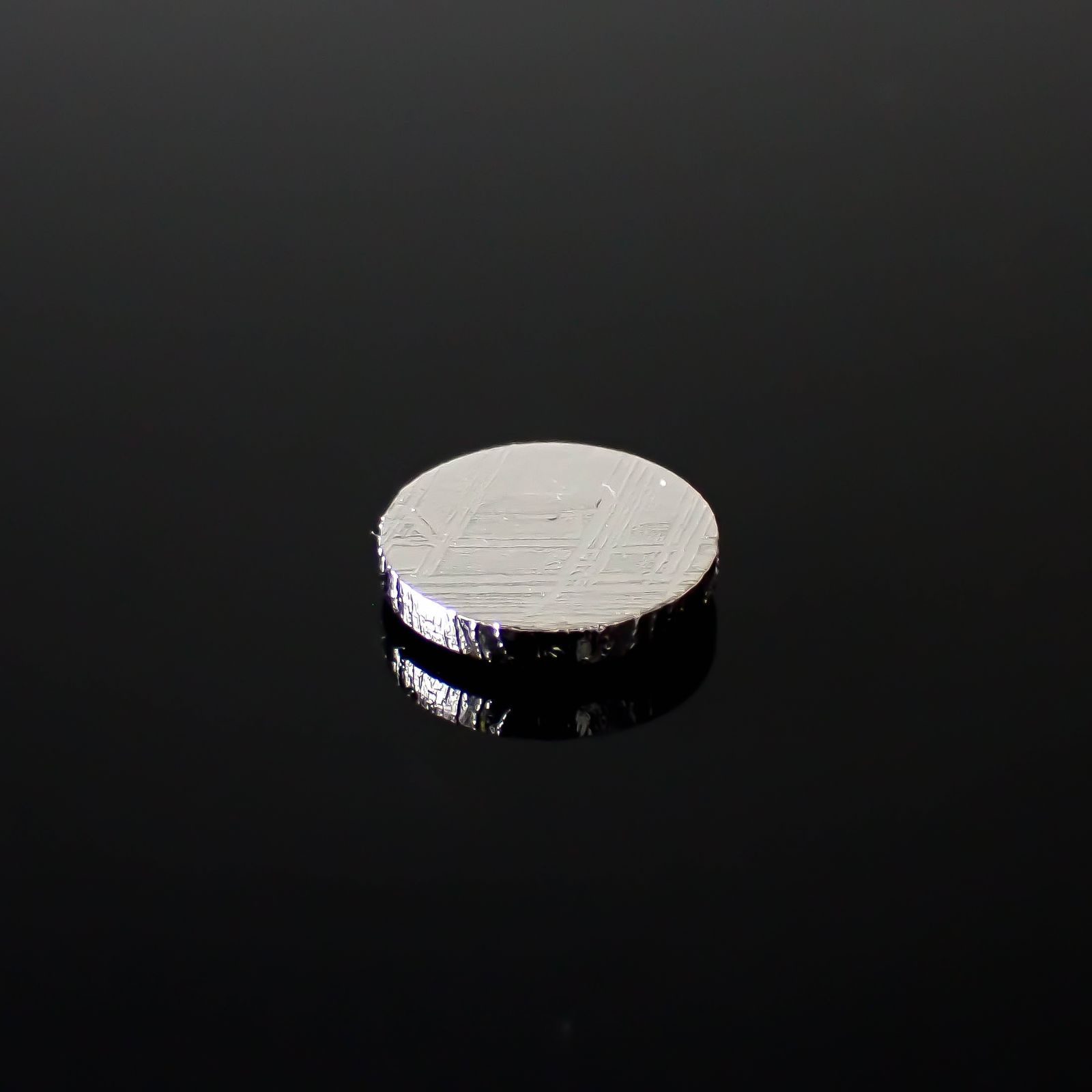 ムオニナルスタ隕石 発見地:スウェーデン 6.31ct[240125743]10.5x10.4mm前後