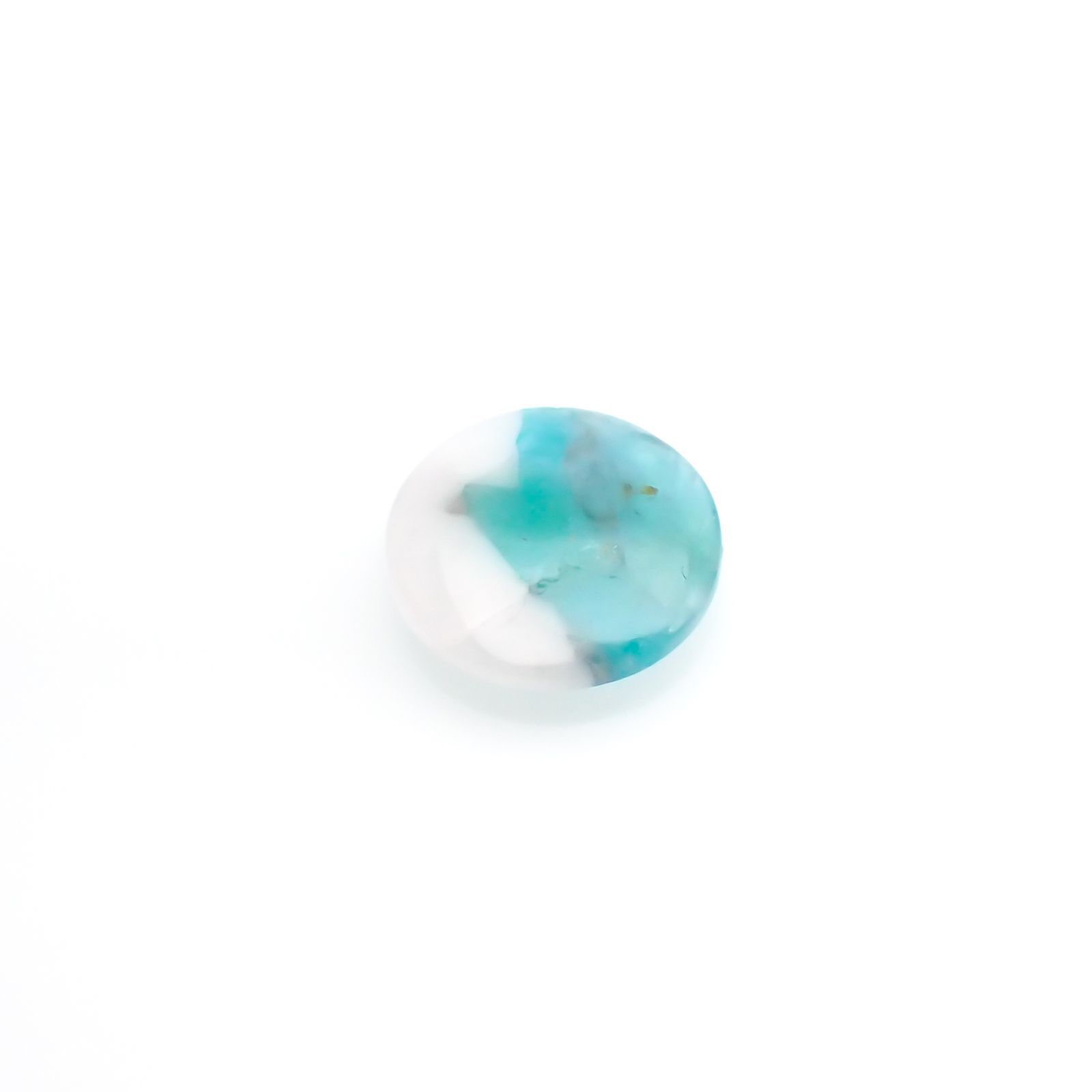 パライバトルマリンインクォーツ(宝石名トルマリンインクォーツ/別名パライバ・トルマリンインクォーツ) ブラジル産 1.38ct 識別済[210812950]9.0×9.0mm前後
