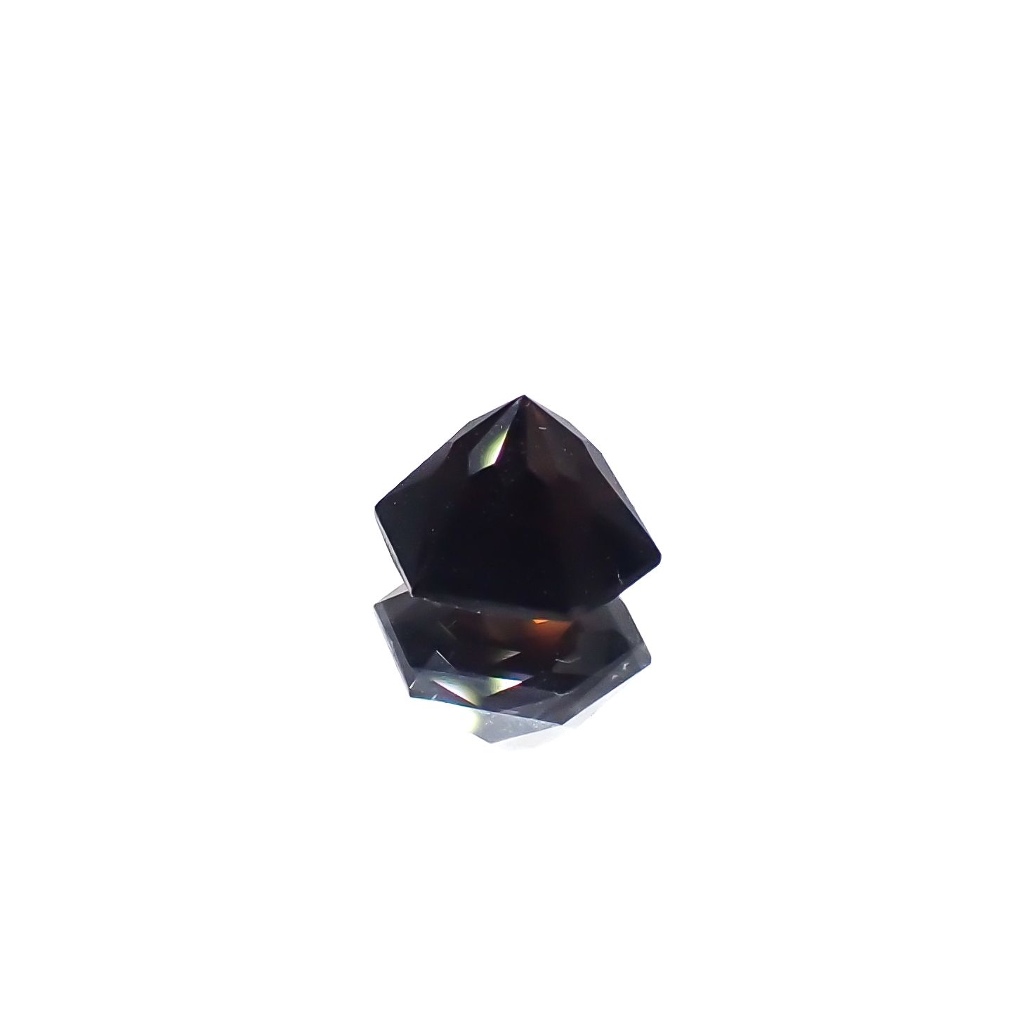 ◇ヘキサゴンカット◇モリオン チベット産 1.53ct[240427364]7x6.9mm前後