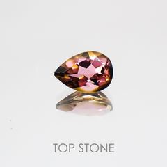 バイカラートルマリン ブラジル産 ルース 0.45ct[21049012]6.1×4.3mm前後