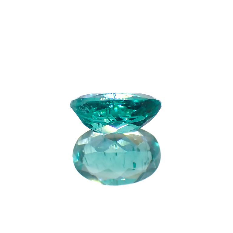 パライバトルマリン(宝石名トルマリン/別名パライバ・トルマリン)ブラジル・パライバ州バターリャ鉱山産 0.33ct GIA鑑付[221018799]5.4x3.7mm前後