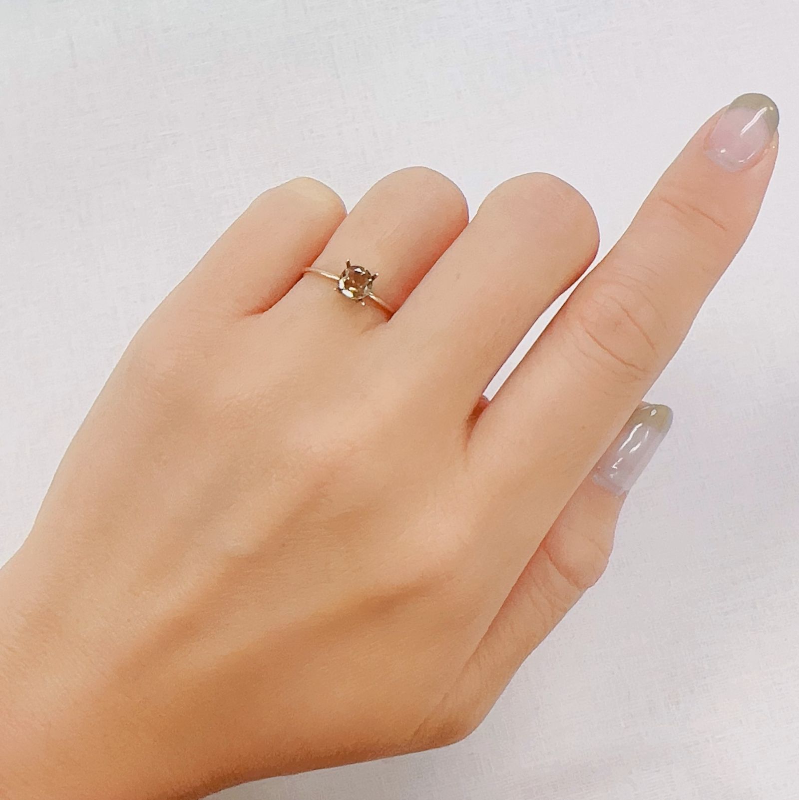 カラーチェンジマラヤガーネット(宝石名ガーネット)タンザニア・マヘンゲ産 0.58ct 識別済[230823057]5x5mm前後