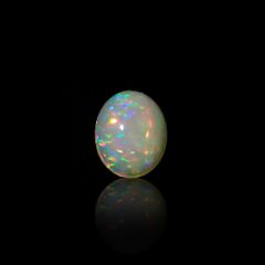 エチオピアオパール(宝石名オパール)エチオピア産 2.486ct ソ付(彩珠)[230722823]11.1x8.9mm前後
