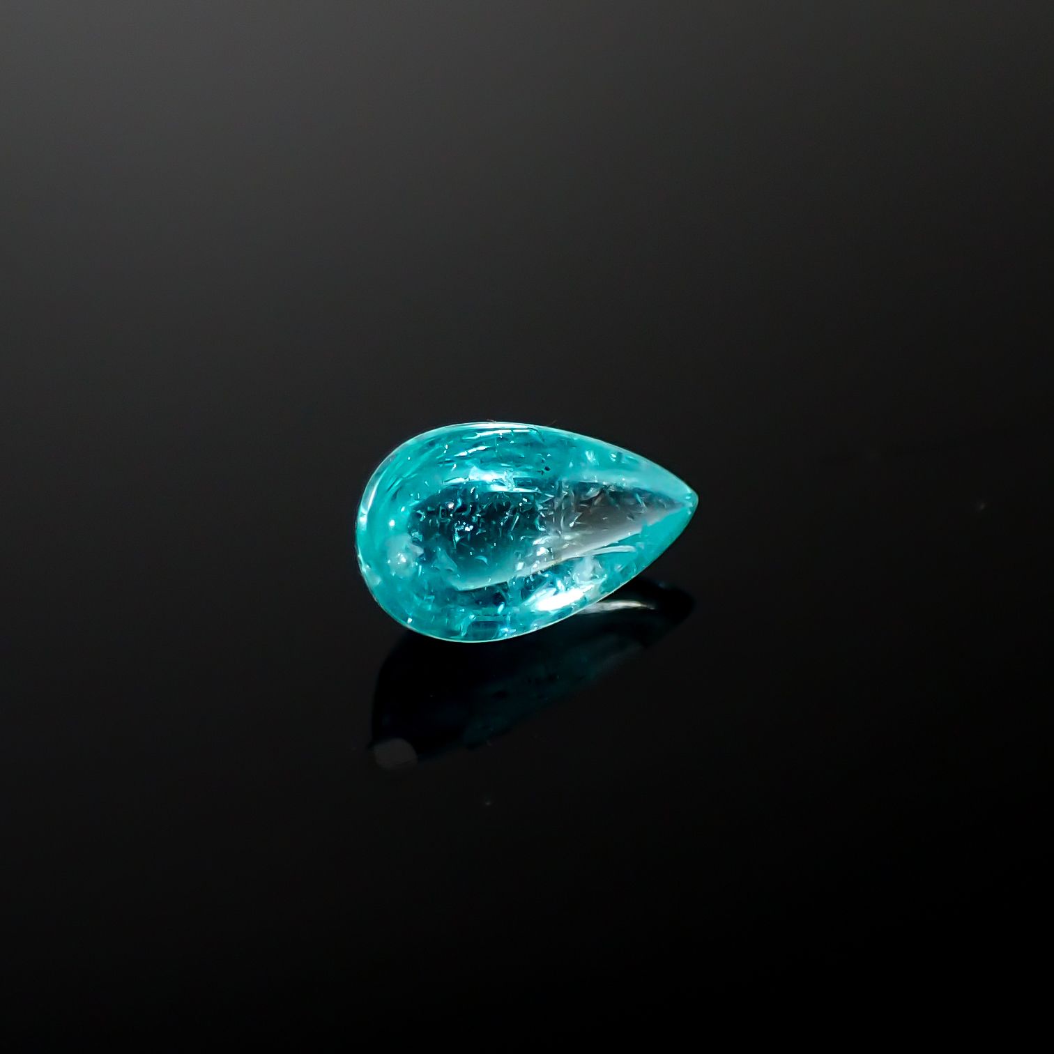 パライバトルマリン ブラジル・キントス鉱山産 0.55ct[240928725]7x4mm前後