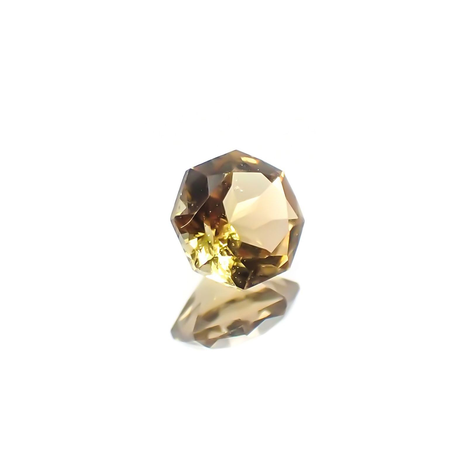 ◇オクタゴンカット◇イエロートルマリン(宝石名トルマリン)ブラジル/アフリカ産 識別済 0.27ct / 4x4mm前後 [260424206]