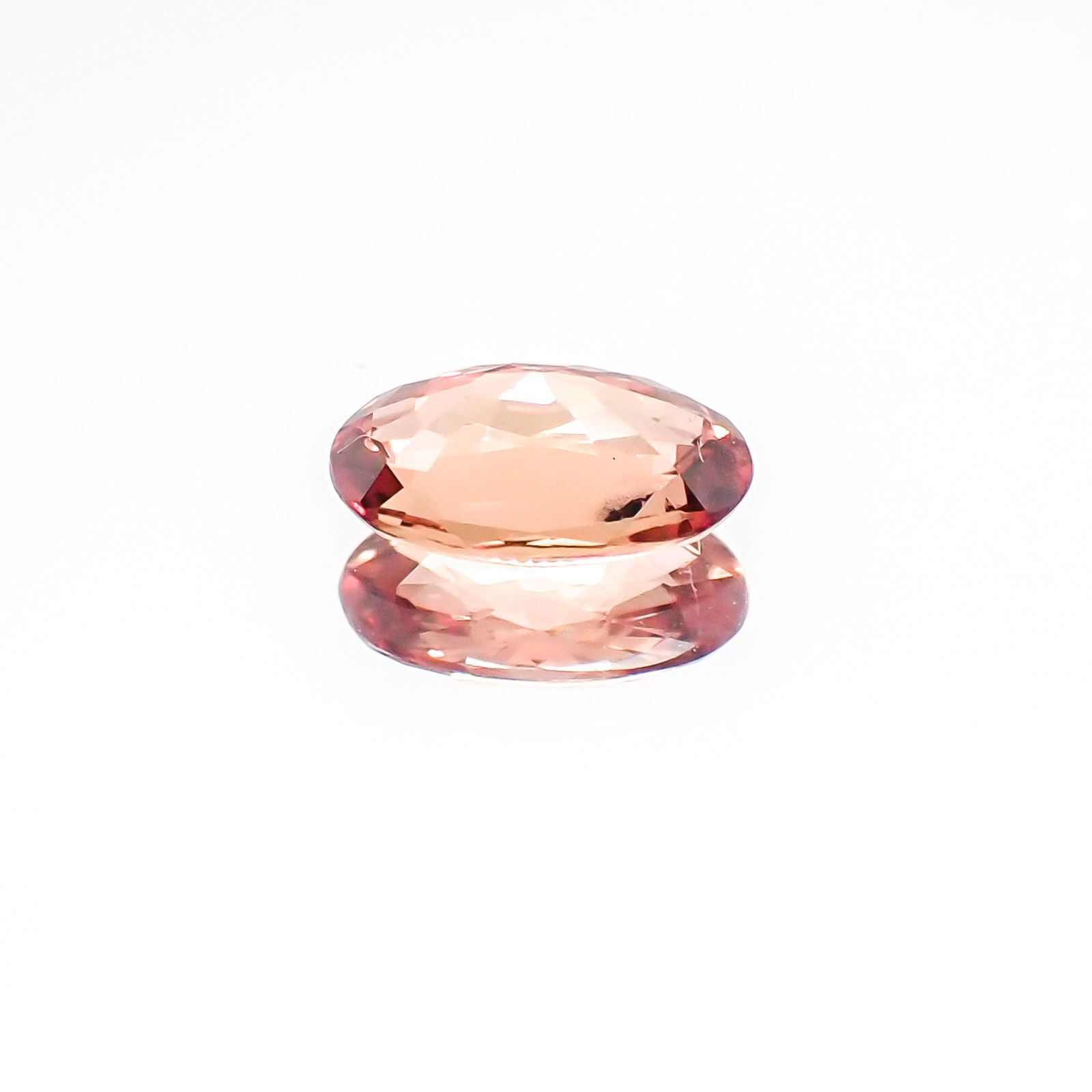 パパラチャサファイア スリランカ産 0.459ct CGL鑑付[20107261]6×4mm前後